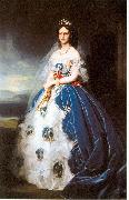 Franz Xaver Winterhalter Portrait of the Queen Olga of Wurttemberg oil painting artist